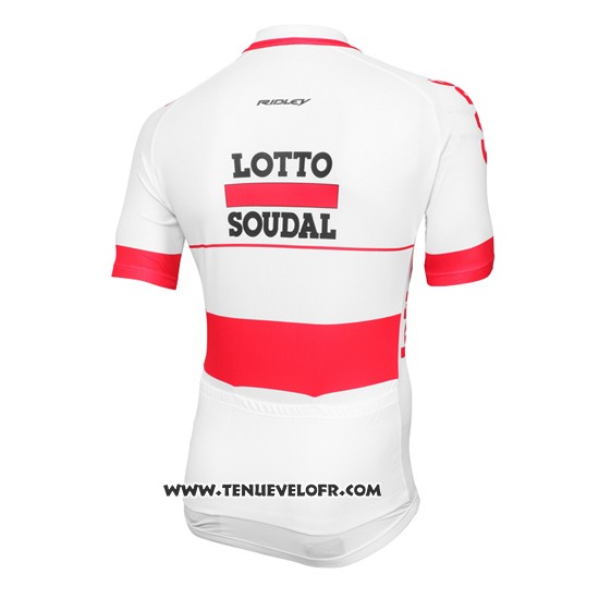 2016 Maillot Ciclismo Lotto Soudal Champion Pologne Manches Courtes et Cuissard